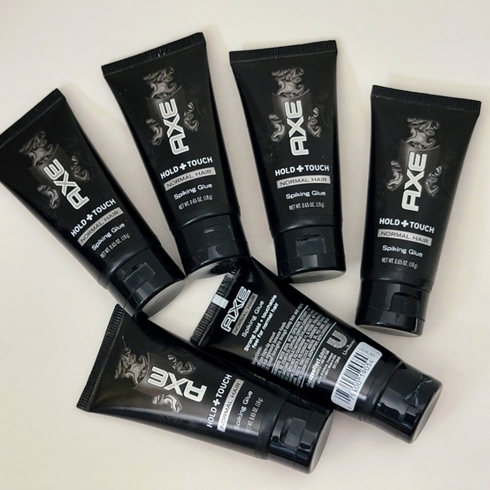 6 pk Axe Hold + Touch Spiking Glue 0.65 fl oz NORMAL HAIR (DISCONTINUED)